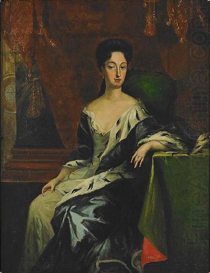david von krafft Portrait of Princess Hedvig Sofia of Sweden, Duchess of Holstein-Gottorp china oil painting image